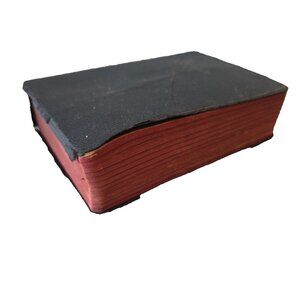 Very Vintage Bible Black Softcover Small Authorized King James Version